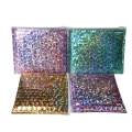 hot pink blue silver holographic cosmetic bubble bag